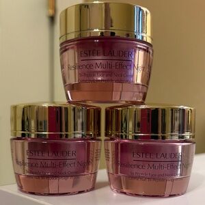 NEW Set Of 3 Estée Lauder Resilience Multi-Effect Night Tri-Peptide Face Cream